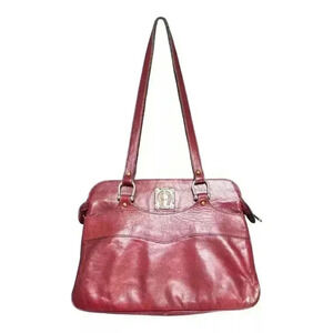 ETIENNE AIGNER Handmade Leather Handbag Shoulder Bag Vintage